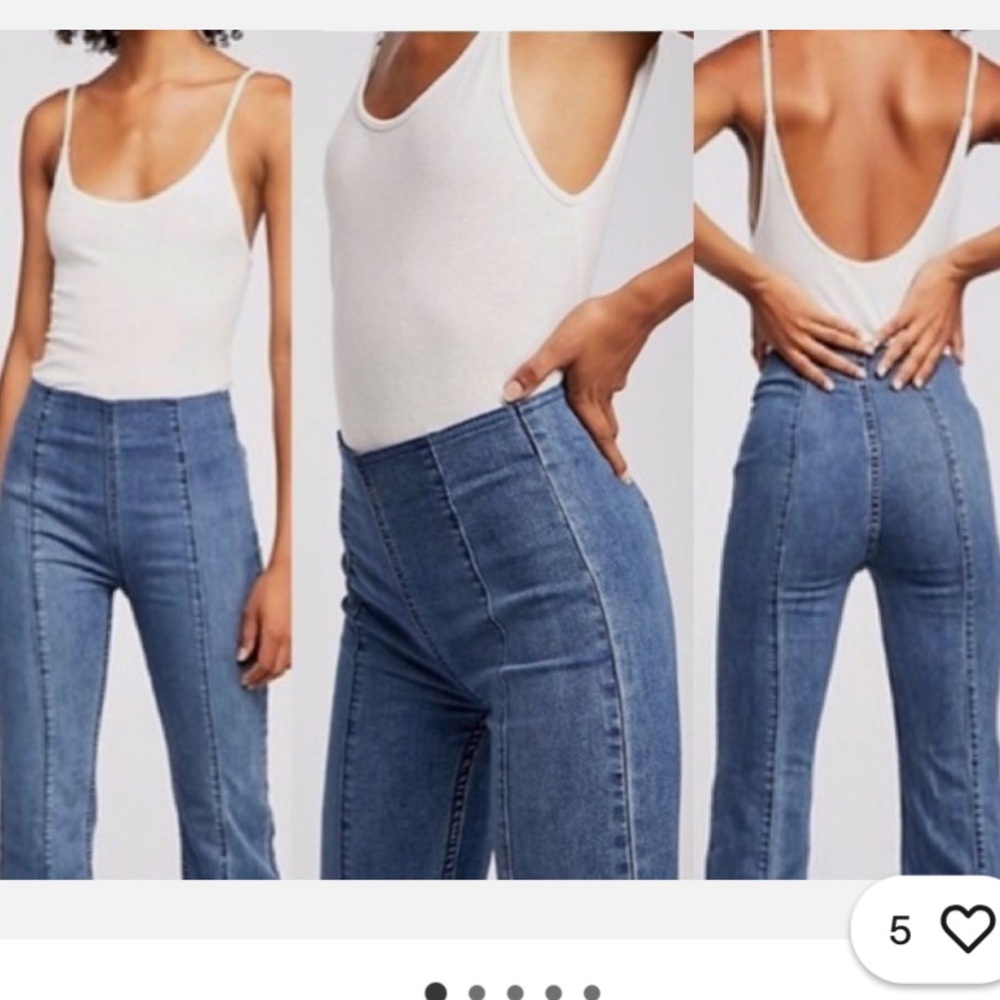 Free people pull on flair jeans size 31